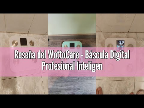 Bewertung von WottoCare - Professionelle BMI Smart Digitalwaage, Analyse 18 Messungen: Gewicht, Gr