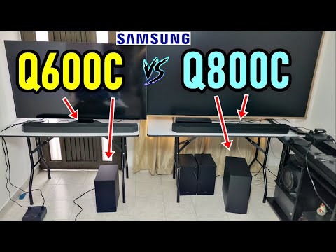 SAMSUNG Q600C vs Q800C: SOUNDBARS WITH Q-SYMPHONY / HW-Q600C vs HW-Q800C