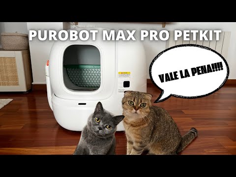 PETKIT PUROBOT MAX PRO (Automatische Selbstreinigende Katzentoilette mit KI-gestützter Kamera).