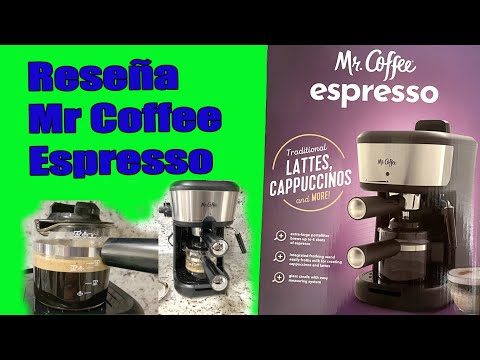 Reseña de cafetera Mr Coffee Espresso 👏👏☕️